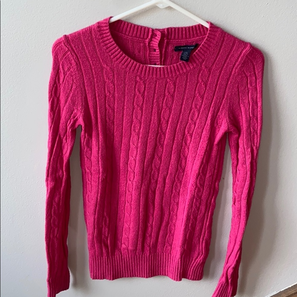 Pink Tommy Hilfiger Sweater